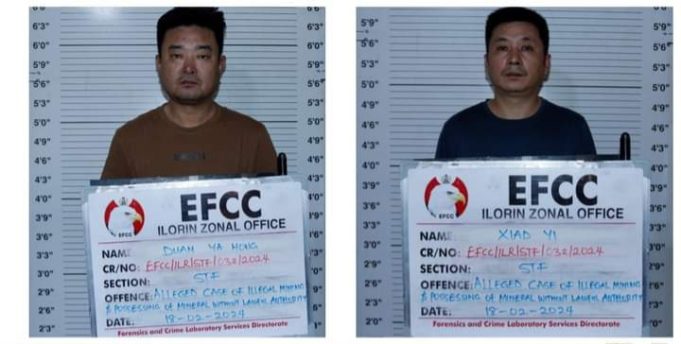 EFCC Arraigns Two Chinese, Company for Alleged Illegal Mining