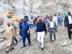 FCT Minister visits largest quarry in West Africa