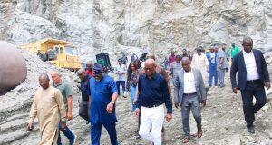 FCT Minister visits largest quarry in West Africa