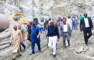 FCT Minister visits largest quarry in West Africa