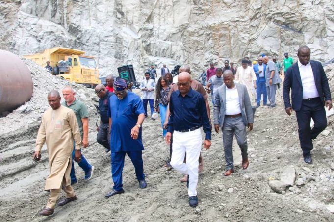 FCT Minister visits largest quarry in West Africa