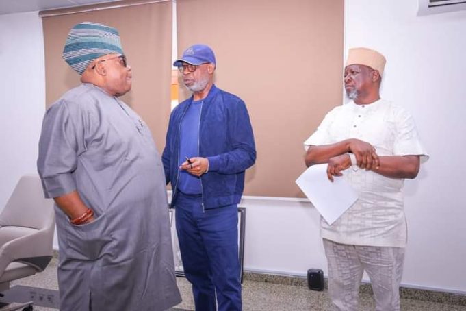 Photo news: Adeleke visits Alake