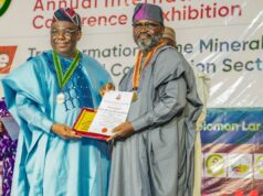 NASENI Director Olusunle now Fellow Nigerian Mining & Geosciences Society (FNMGS)