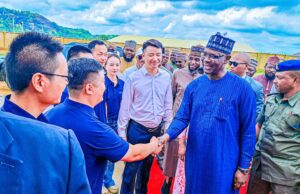 Nasarawa Governor visits Diamond New Energy Lithium Processing Plant