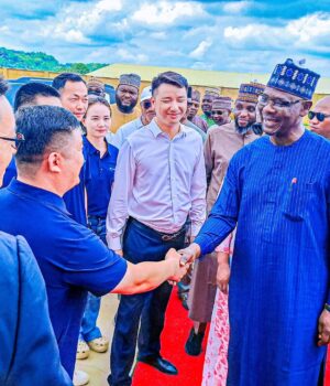 Nasarawa Governor visits Diamond New Energy Lithium Processing Plant
