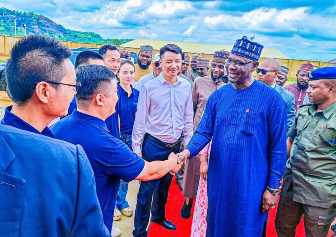 Nasarawa Governor visits Diamond New Energy Lithium Processing Plant