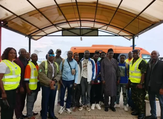 11 stranded miners back home from CAR…urge young Nigerians to research thoroughly before accepting overseas work