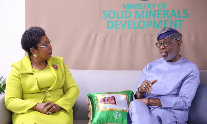 HCSF visits Alake, commends Mining Cadastre Office on OneGov ECMS launch