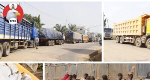 Ten persons and trucks arrested for suspected illegal mining activities in Kwara