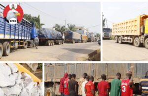Ten persons and trucks arrested for suspected illegal mining activities in Kwara