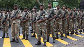 South Africa deploys soldiers to combat illegal mining, other crimes