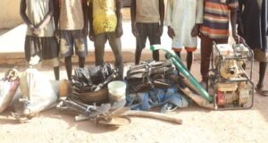 Police nabs seven over illegal mining, vandalism in Niger