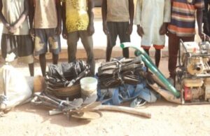 Police nabs seven over illegal mining, vandalism in Niger