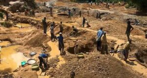 Army dismantle illegal gold mining site in Kogi