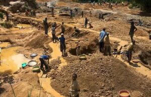 Army dismantle illegal gold mining site in Kogi