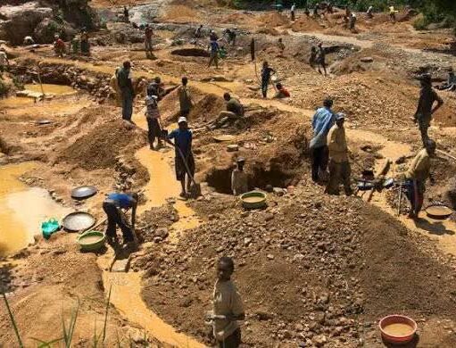Army dismantle illegal gold mining site in Kogi