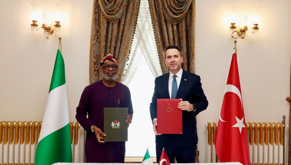 Nigeria, Türkiye sign MOU to deepen Cooperation in Solid Minerals Development