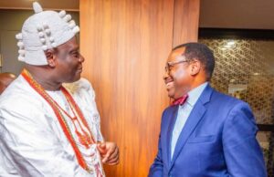Ooni congratulates Adesina on new appointment as Chairman of Botswana/De Beers Group Diamond Development Fund