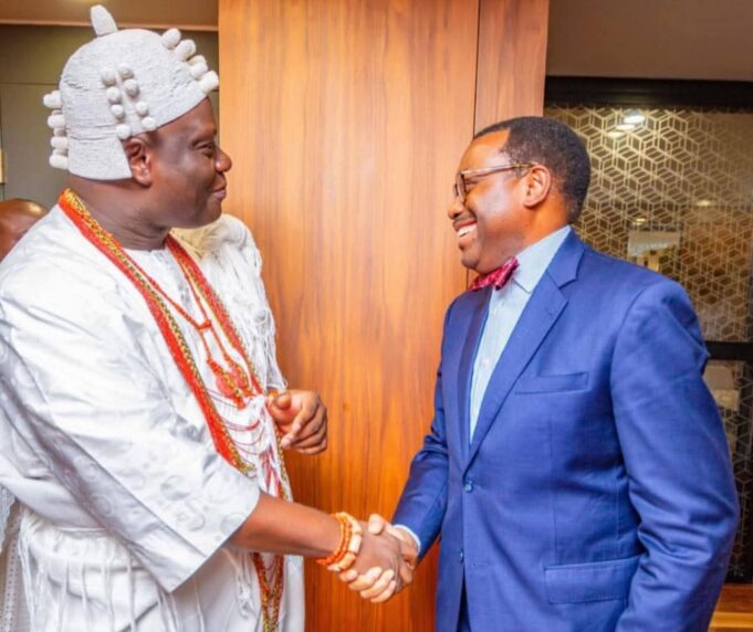 Ooni congratulates Adesina on new appointment as Chairman of Botswana/De Beers Group Diamond Development Fund