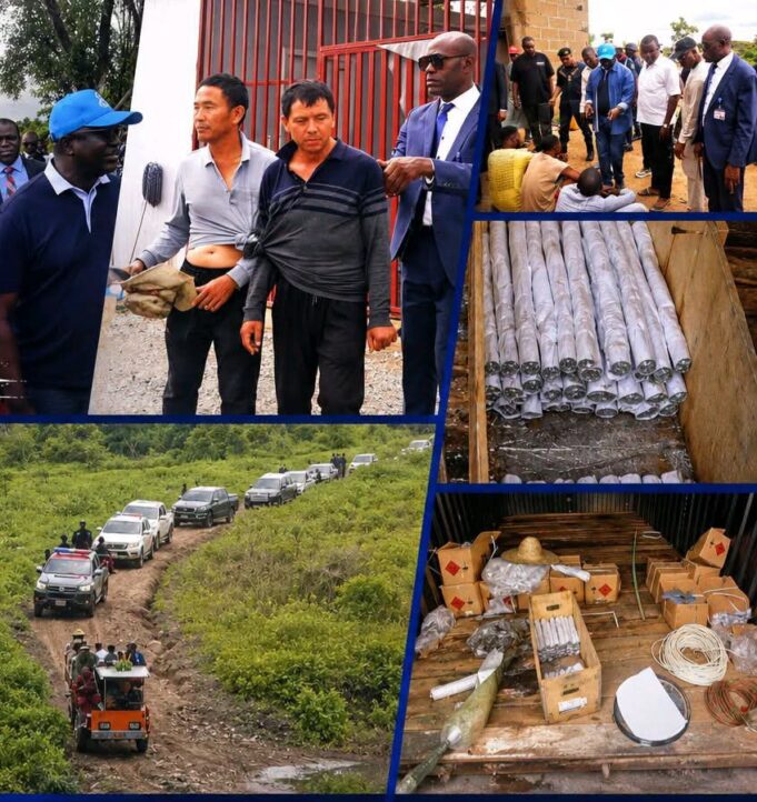 Foreign nationals, others arrested in Nasarawa as Deputy governor leads crackdown against illegal miners