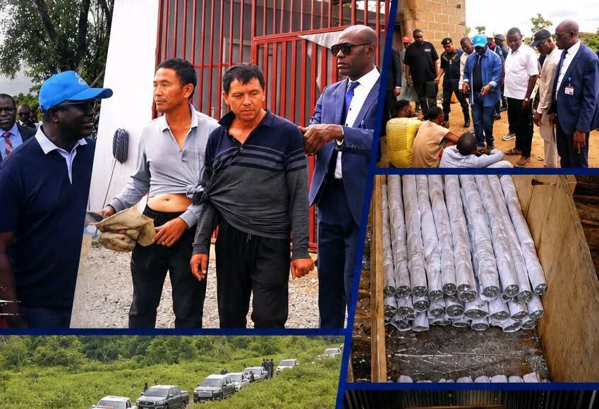 Foreign nationals, others arrested in Nasarawa as Deputy governor leads crackdown against illegal miners