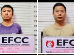 Two Chinese bag five-year jail term for illegal mining in Lagos