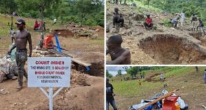 Mobile court seals illegal gold and diamond mining site in Taraba