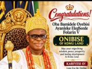 Celebrating Excellence: The Miners Honours Oba Ayandele Oyebisi Ayanleke Folarin V, The Onibise of Komuland